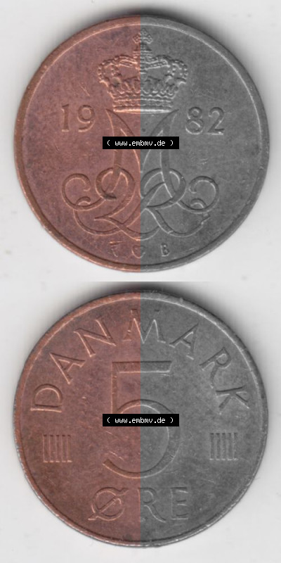 Umlaufmünze aus Dänemark Sammlung