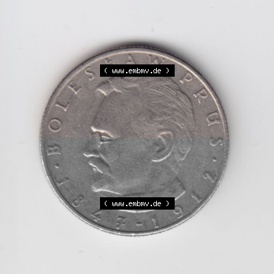 Münzen Polen Umlaufmünze 1975-1984, 10 Zlotych Boleslaw Prus 1976 (2) Sammlung