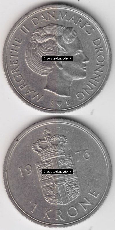 Umlaufmünze aus Dänemark Sammlung