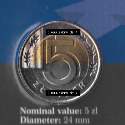 Münzen Polen KMS Umlaufmünze 1996, 5 Zloty (2) Sammlung