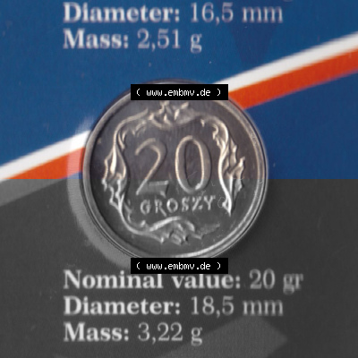 Münzen Polen KMS Umlaufmünze 2004, 20 Groszy (2) Sammlung