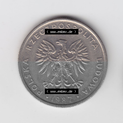 Münzen Polen Umlaufmünze 1984-1988, 20 Zlotych 1987 (1) Sammlung
