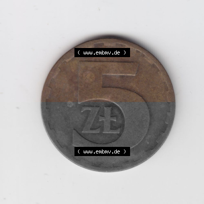 Münzen Polen Umlaufmünze 1975-1985, 5 Zlotych 1976 (2) Sammlung
