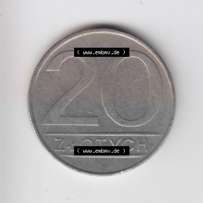 Münzen Polen Umlaufmünze 1984-1988, 20 Zlotych 1987 (2) Sammlung