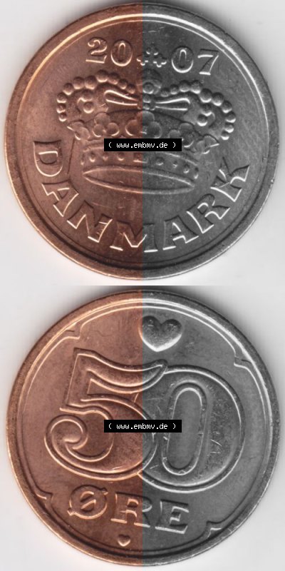 Umlaufmünze aus Dänemark Sammlung