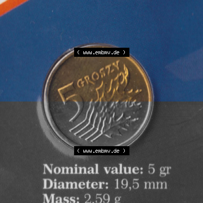 Münzen Polen KMS Umlaufmünze 2004, 5 Groszy (2) Sammlung
