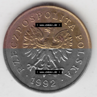 Münzen Polen Umlaufmünze 1990-2014, 2 Grosze 1992 (1) Sammlung