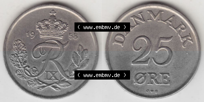 Umlaufmünze aus Dänemark Sammlung