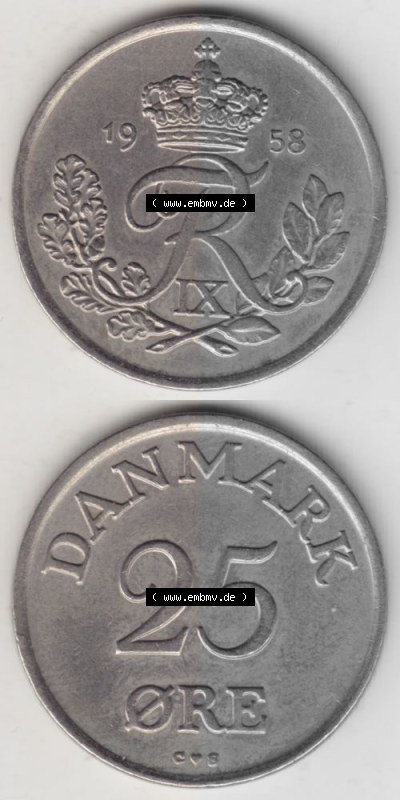 Umlaufmünze aus Dänemark Sammlung