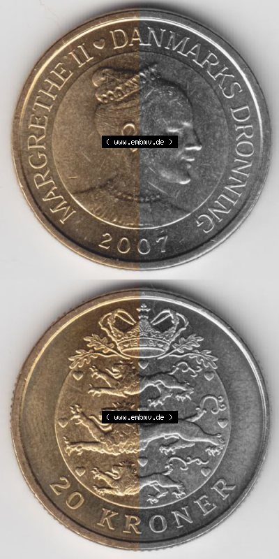 Umlaufmünze aus Dänemark Sammlung