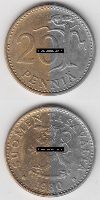 Umlaufmünze aus Finnland SUOMI Sammlung