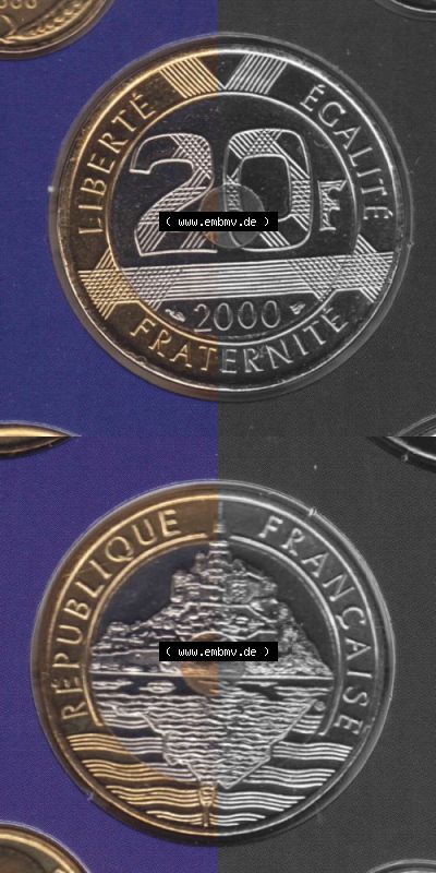 Umlaufmünze aus Frankreich in der Francs-Währung Sammlung