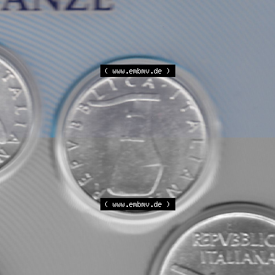 Münze aus Italien in der italienischen Lira-Währung Sammlung