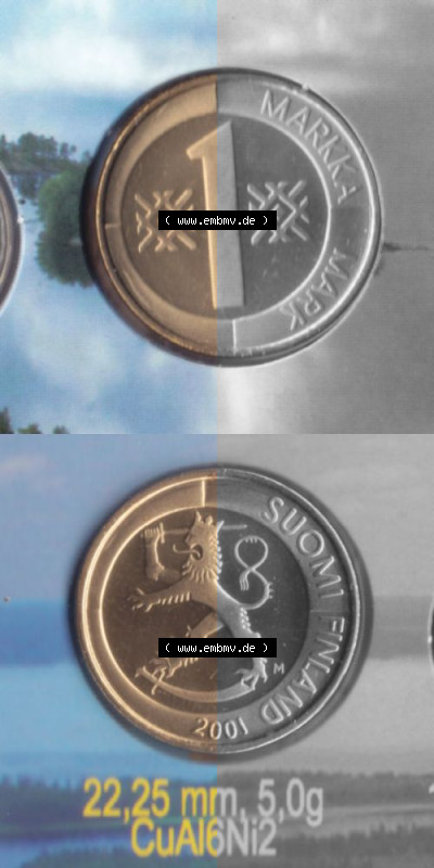 Umlaufmünze aus Finnland SUOMI Sammlung