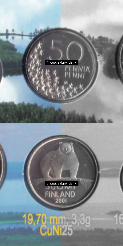 Umlaufmünze aus Finnland SUOMI Sammlung