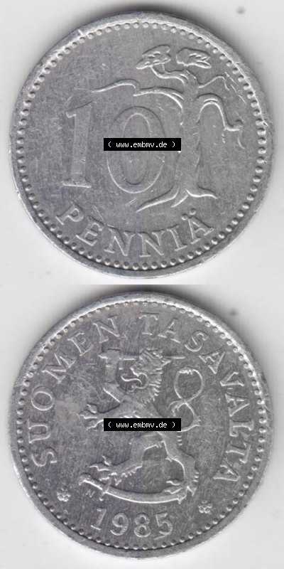 Umlaufmünze aus Finnland SUOMI Sammlung