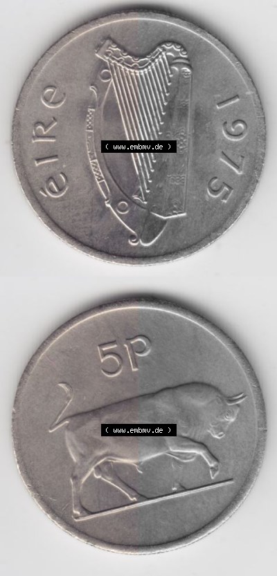 Umlaufmünze aus Irland in Irische Pfund-Währung Sammlung