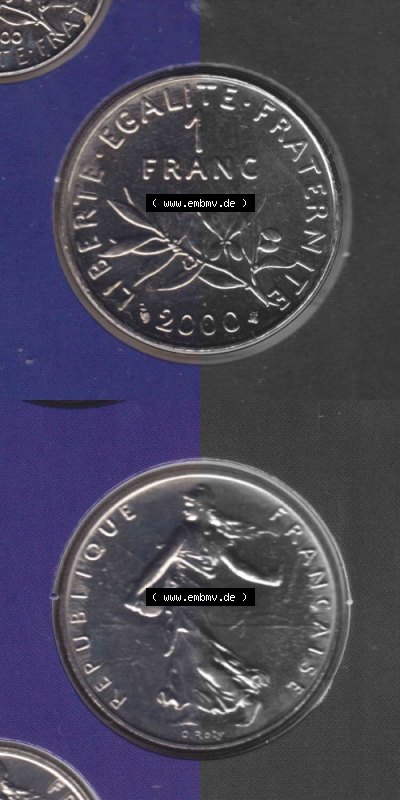 Umlaufmünze aus Frankreich in der Francs-Währung Sammlung