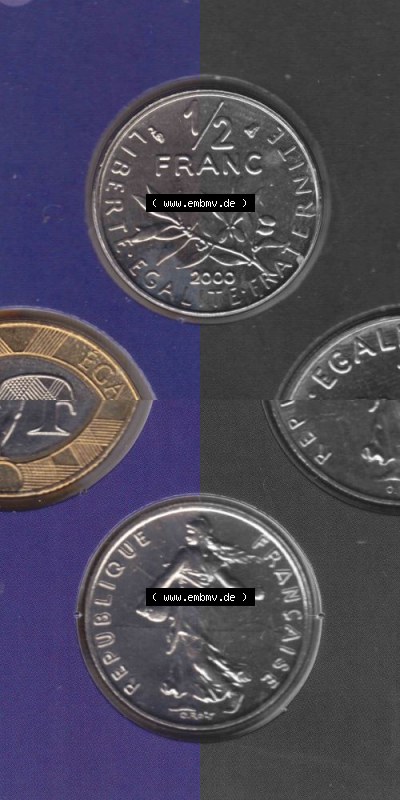 Umlaufmünze aus Frankreich in der Francs-Währung Sammlung