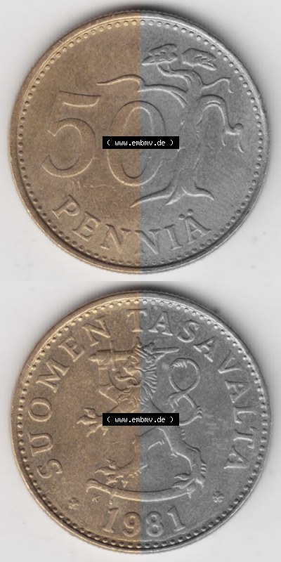 Umlaufmünze aus Finnland SUOMI Sammlung