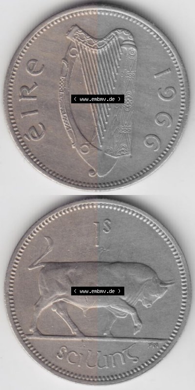 Umlaufmünze aus Irland in Irische Pfund-Währung Sammlung
