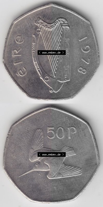 Umlaufmünze aus Irland in Irische Pfund-Währung Sammlung