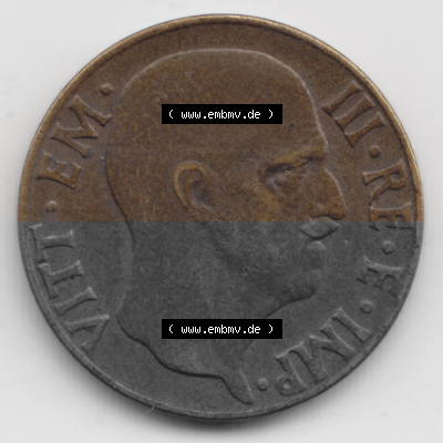Münze aus Italien in der italienischen Lira-Währung Sammlung
