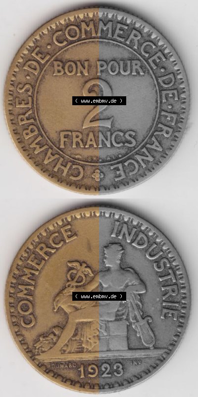 Umlaufmünze aus Frankreich in der Francs-Währung Sammlung