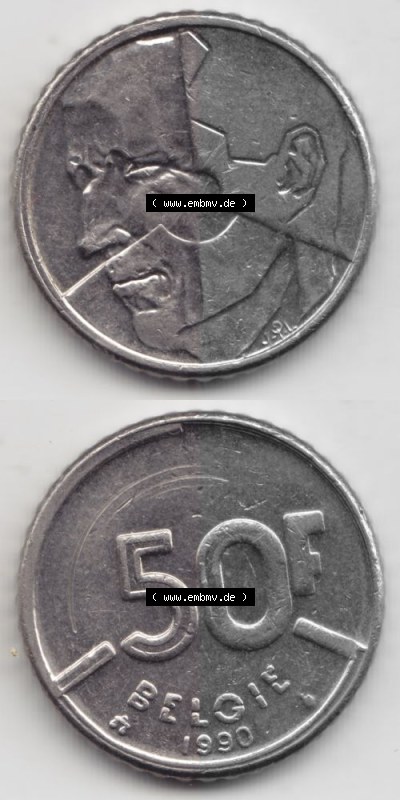 Belgien vor Einführung der Euromünzen in Belgien Sammlung