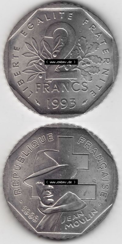 Umlaufmünze aus Frankreich in der Francs-Währung Sammlung