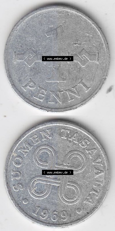 Umlaufmünze aus Finnland SUOMI Sammlung