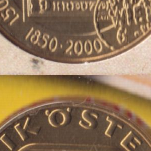 Ausschnitt zur Qualitätsprüfung vom Digitalen Bild Qualität