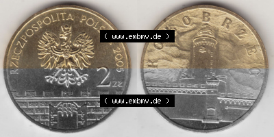 2 Zloty, Kolobrzeg, Polnische Münze Sammlung