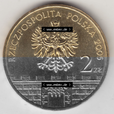 2 Zloty, Kolobrzeg, Polnische Münze Sammlung