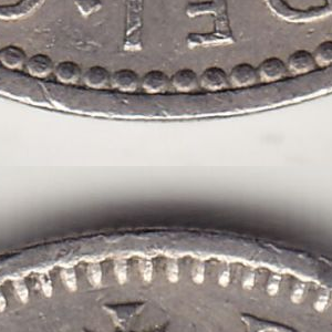 Ausschnitt zur Qualitätsprüfung vom Digitalen Bild Qualität