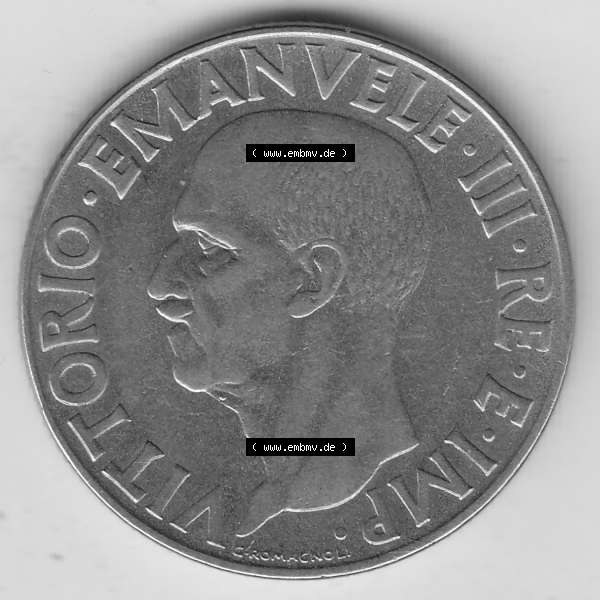 Grau bzw. s/w Alte Münzen KMS Italien / Italia, Kursmünzensatz - Zusammenstellung 1908-1943, mit Münze 1939-1943, 1 Lira, Lire, Viktor Emanuael III., G ROMAGNOLI... Sammlung Graustufen