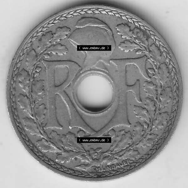 Grau bzw. s/w Münzen Frankreich Umlaufmünze 1917-1938, 10 Centimes, 10 CMES EGALITÉ FRATERNITÉ LIBERTÉ 1931-1. Bildmaterial der Vorderseite einer Umlaufmünze aus... Sammlung Graustufen