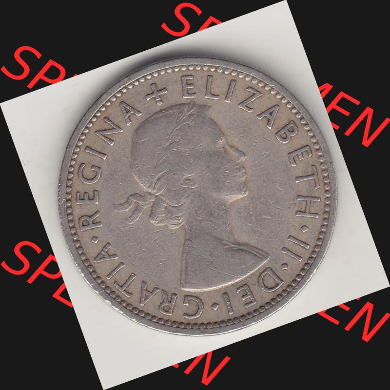 Münzen Großbritannien Umlaufmünze 1954-1970, 2 Schilling - Shillings 1954-1 (1) Sammlung