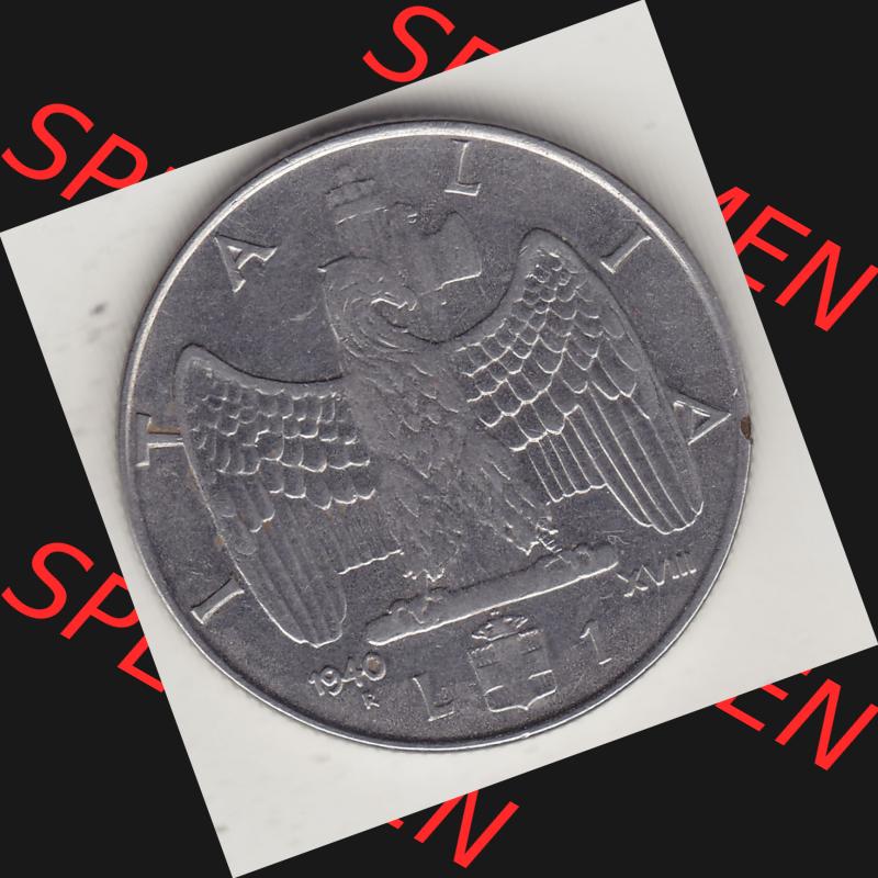 Alte Münzen KMS Italien / Italia, Kursmünzensatz - Zusammenstellung 1908-1943, mit Münze 1939-1943, 1 Lira, Lire, Viktor Emanuael III., G ROMAGNOLI... Sammlung