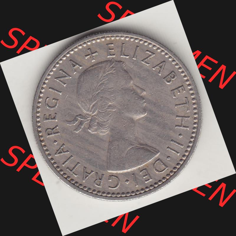 Münzen Großbritannien Umlaufmünze 1954-1970, 1 Schilling - Shilling, 1957-1 Wappen mit 3 Löwen (1) Sammlung