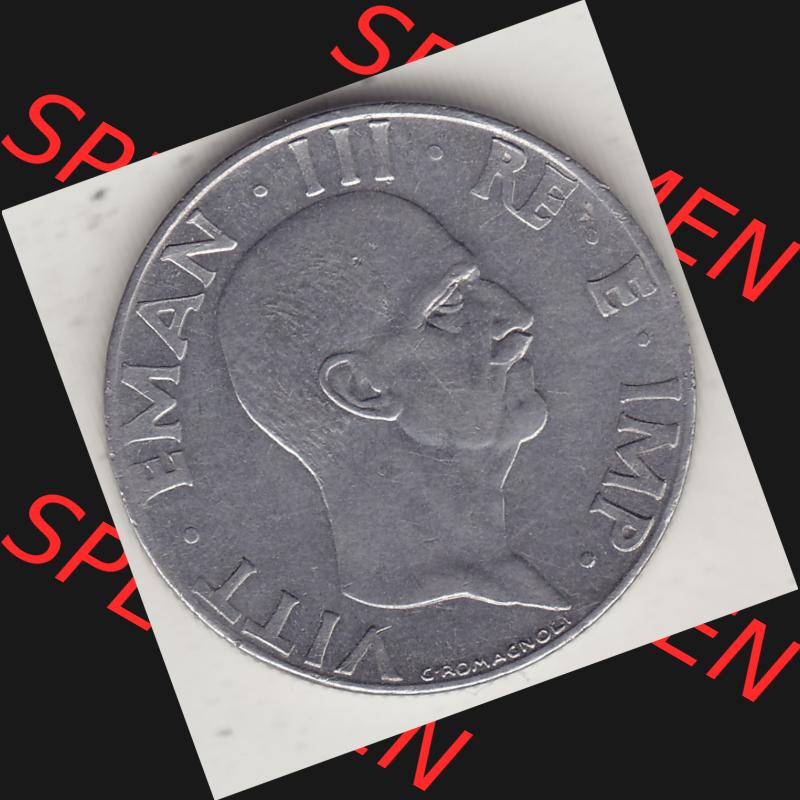 Alte Münzen KMS Italien / Italia, Kursmünzensatz - Zusammenstellung 1908-1943, mit Münze 1939-1943, 50 Centesimi, Cent, Viktor Emanuael III.,... Sammlung