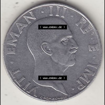 Alte Münzen KMS Italien / Italia, Kursmünzensatz - Zusammenstellung 1908-1943, mit Münze 1939-1943, 50 Centesimi, Cent, Viktor Emanuael III.,... Sammlung