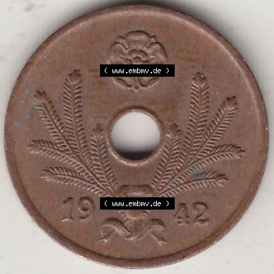Alte Münzen KMS Finnland, Kursmünzensatz 1941-1943, 10 Penny, Penniä Kupfer 1942-1 . Vorderseite einer Münze aus KMS / Kursmünzen bzw. Münzensatz... Sammlung