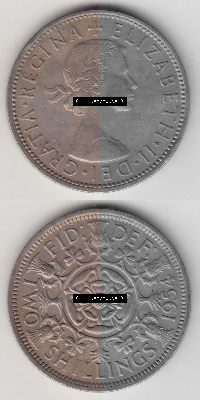 Münze aus Großbritannien Sammlung