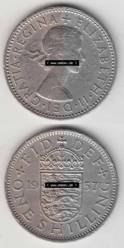 Münze aus Großbritannien Sammlung