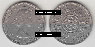 Münze aus Großbritannien Sammlung