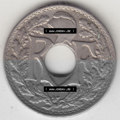 Münzen Frankreich Umlaufmünze 1917-1938, 10 Centimes, 10 CMES EGALITÉ FRATERNITÉ LIBERTÉ 1923 (Stück 1). Bildmaterial der... Sammlung