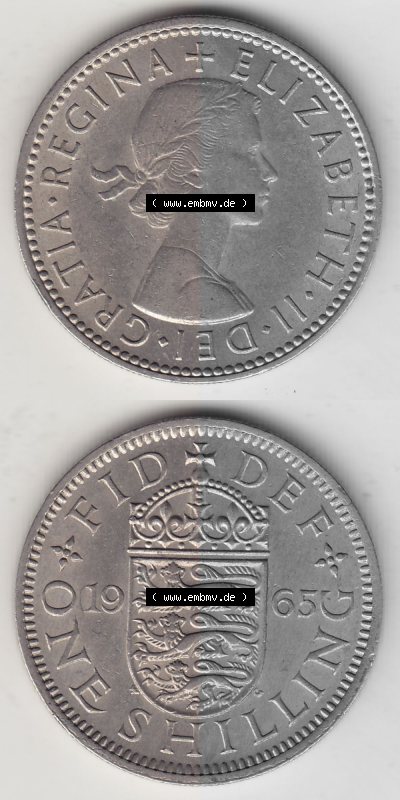 Münze aus Großbritannien Sammlung