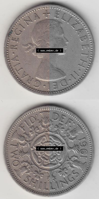 Münze aus Großbritannien Sammlung