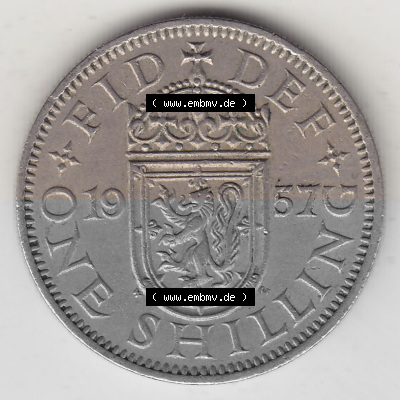 Münze aus Großbritannien Sammlung